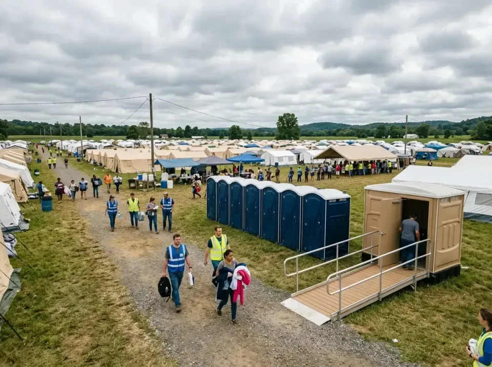 disaster-relief-camp-restrooms-010 — frequently asked questions, Dumpster & Portable Bathrooms Rental in Richwood, TX